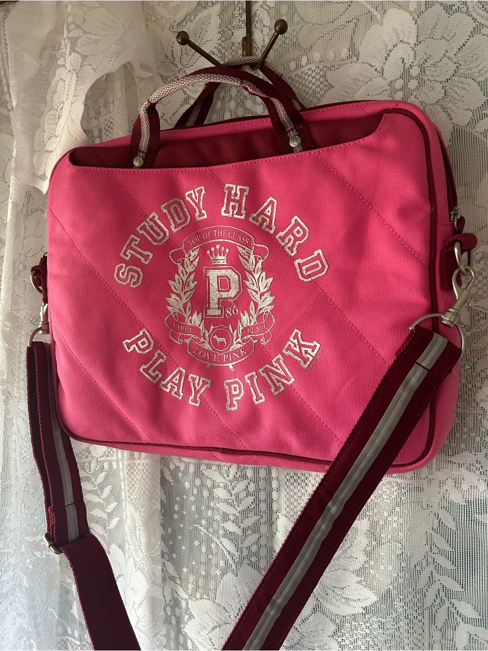 Y2K Vintage Victoria Secret Laptop Shoulder Bag! Rare!